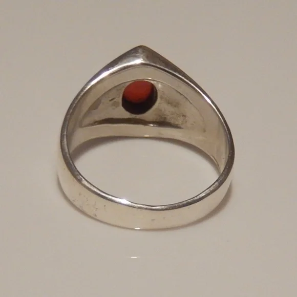 Celtic Tree of Life Ring .925 Sterling Silver w/ Genuine Carnelian made in USA - Picture 16 of 16